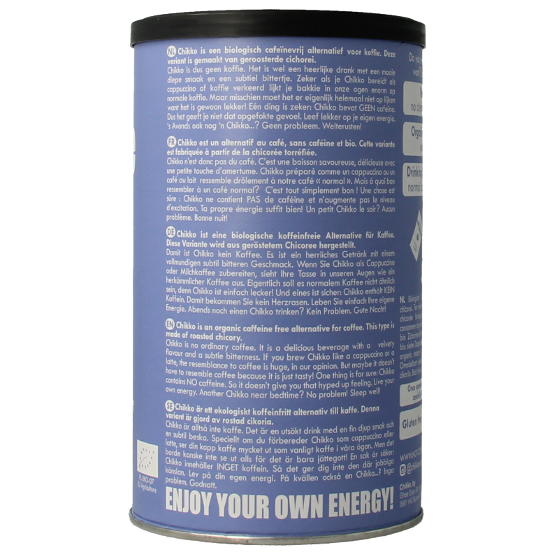 Chikko Not coffee cichorei geroosterd bio 150 Gram