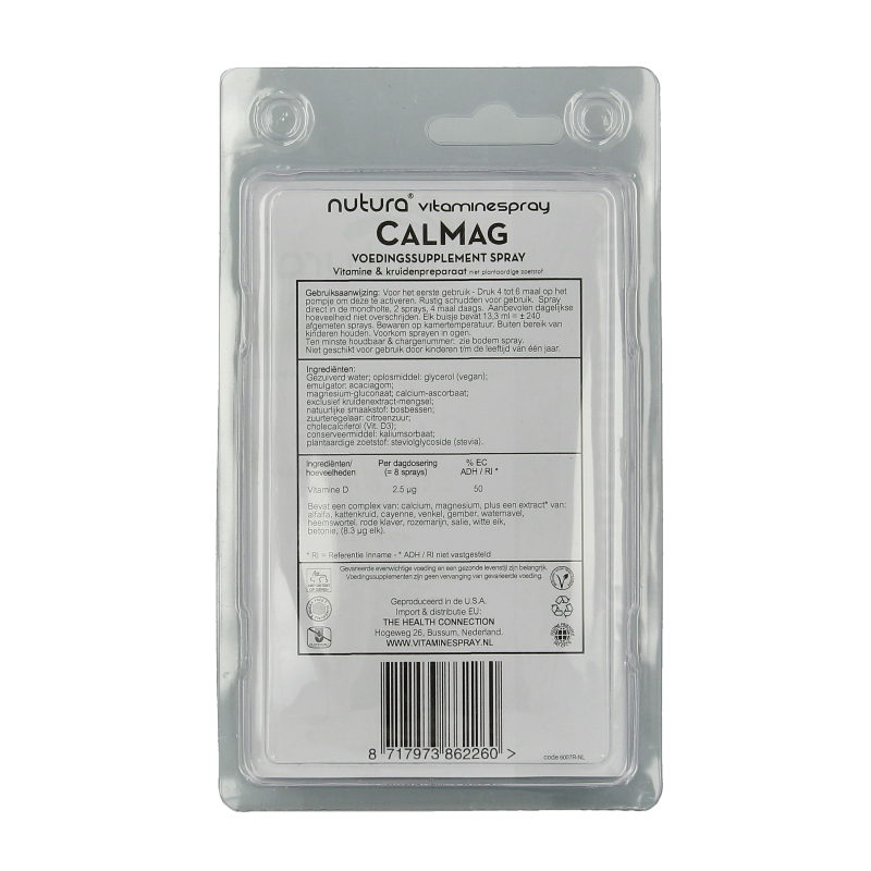 Vitamist Nutura Calmag blister 14.4 Milliliter