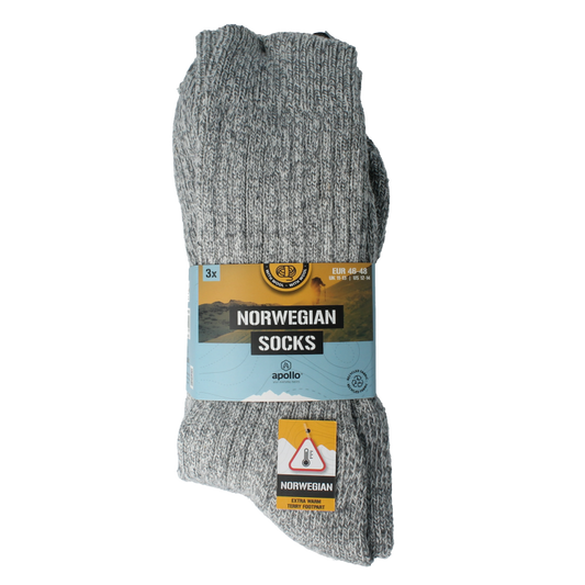 Apollo Noorse sokken 46-48 3 Paar
