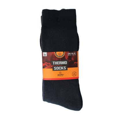 Apollo Thermosok 39-42 assorti donker 3 Paar