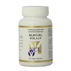 Vital Cell Life Vitamine B6/B12/B2 folaat 60 Capsules