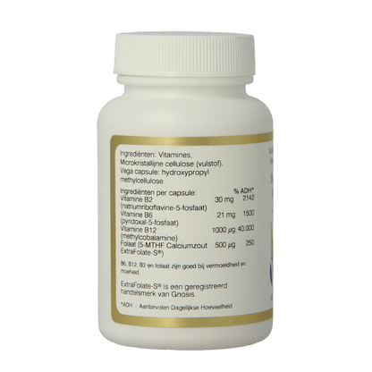 Vital Cell Life Vitamine B6/B12/B2 folaat 60.00 Capsules