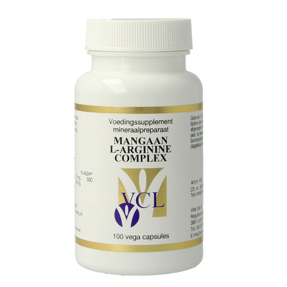 Vital Cell Life Mangaan/L-Arginine complex 100.00 Vegetarische capsules