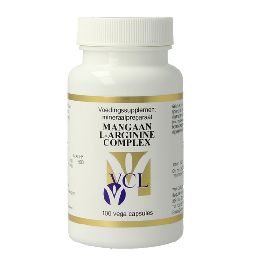 Vital Cell Life Mangaan/L-Arginine complex 100 Vegetarische capsules