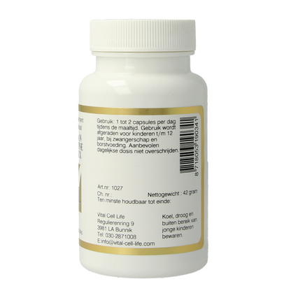 Vital Cell Life Mangaan/L-Arginine complex 100.00 Vegetarische capsules