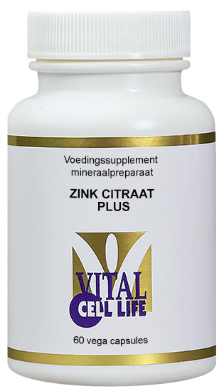 Vital Cell Life Zink citraat plus 60 Capsules
