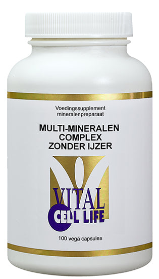 Vital Cell Life Multi mineralen complex zonder ijzer 100 Capsules