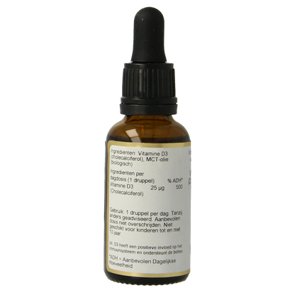 Vital Cell Life Vitamine D3 25mcg druppels 30.00 Milliliter