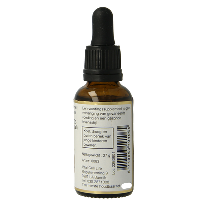 Vital Cell Life Vitamine D3 25mcg druppels 30.00 Milliliter
