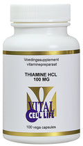 Vital Cell Life Thiamine HCL 100 mg 100 Capsules