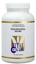 Vital Cell Life Resveratrol 500mg 100 Capsules