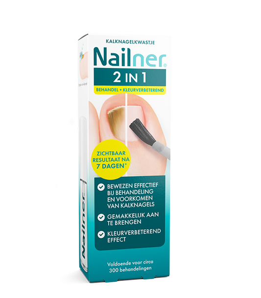 Nailner 2-in-1 brush 5 Milliliter