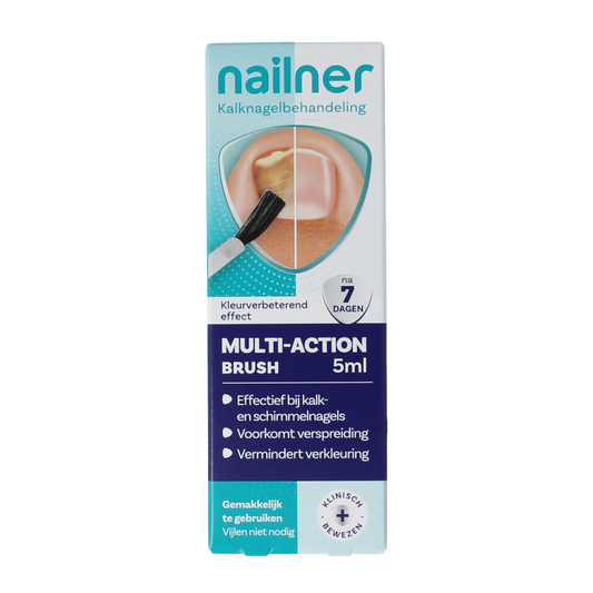 Nailner 2-in-1 brush 5.00 Milliliter