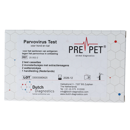 Testjezelf.nu Parvo virus test kat/hond 2.00 Stuks