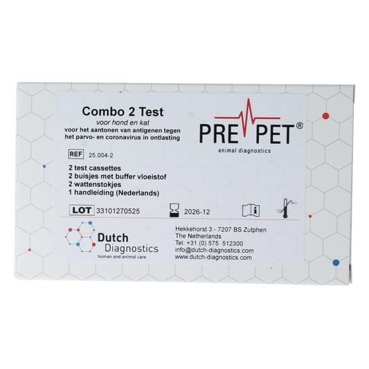Testjezelf.nu Parvo corona test kat/hond 2.00 Stuks