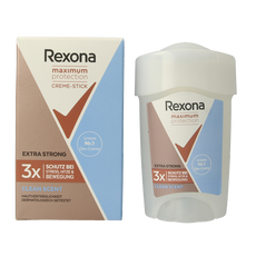 Rexona Deodorant stick woman max prot clean scent 45 Milliliter