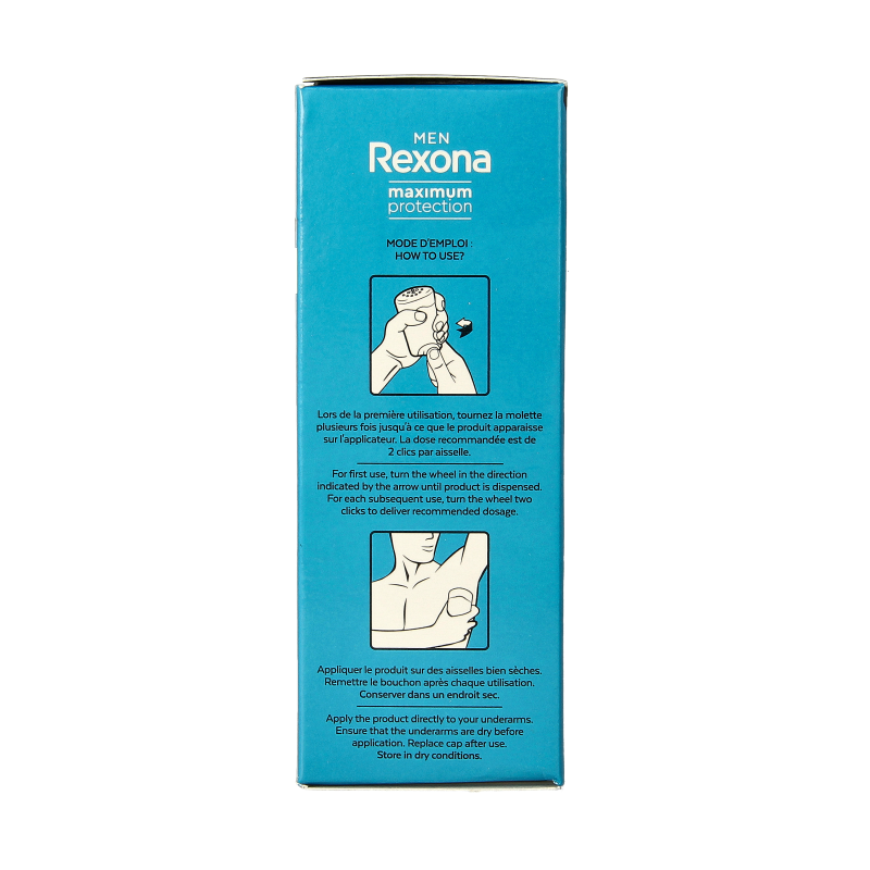 Rexona Deodorant stick men max protect clean scent 45 Milliliter