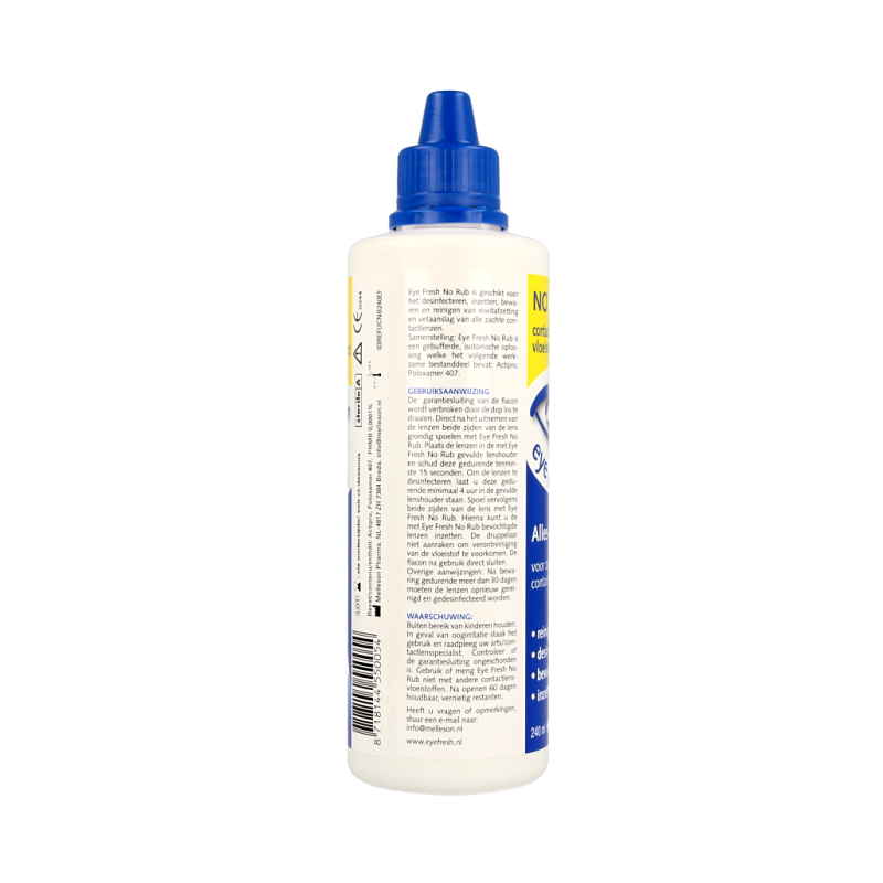 Eyefresh No rub alles-in-1 vloeistof zachte lenzen 240 Milliliter