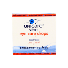 Unicare Vita+ eye care oogdruppels 0.35ml 20.00 Ampullen