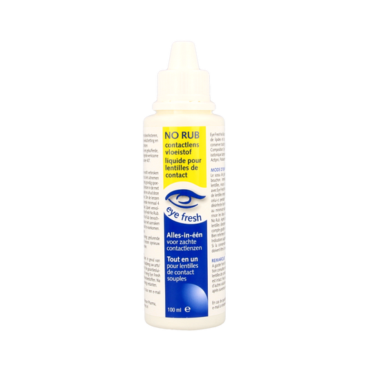 Eyefresh No rub alles-in-1 vloeistof zachte lenzen 100 Milliliter
