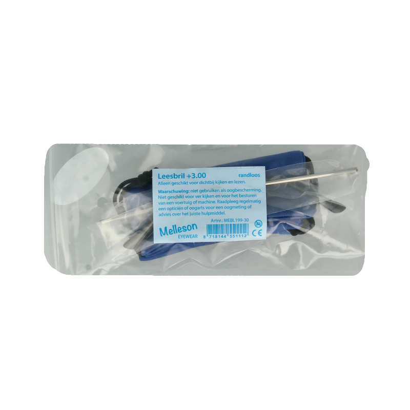 IBD Leesbril universeel randloos +3.00 1 Stuks