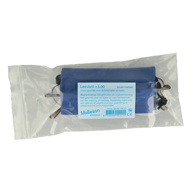 IBD Leesbril universeel bruin +3.00  1 Stuks