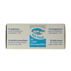 Eyefresh Daglenzen -1.25 30 Stuks