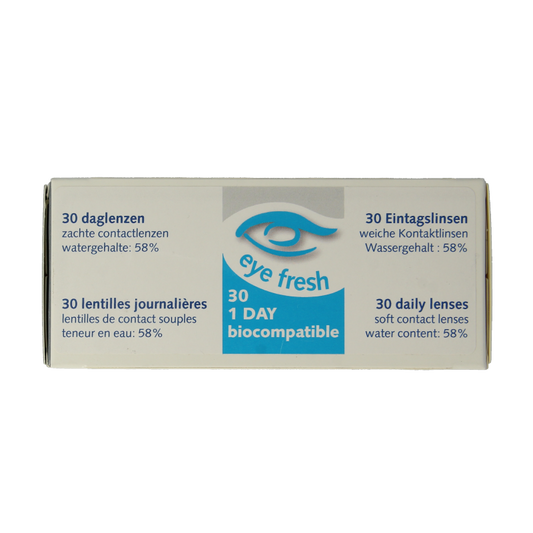 Eyefresh Daglenzen -1.25 30 Stuks