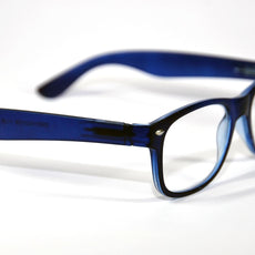 Melleson Eyewear Leesbril wayfarer mat blauw +2.50 1 Stuks