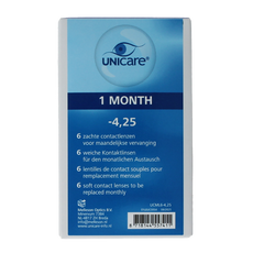 Unicare Maandlenzen -4.25 6.00 Stuks