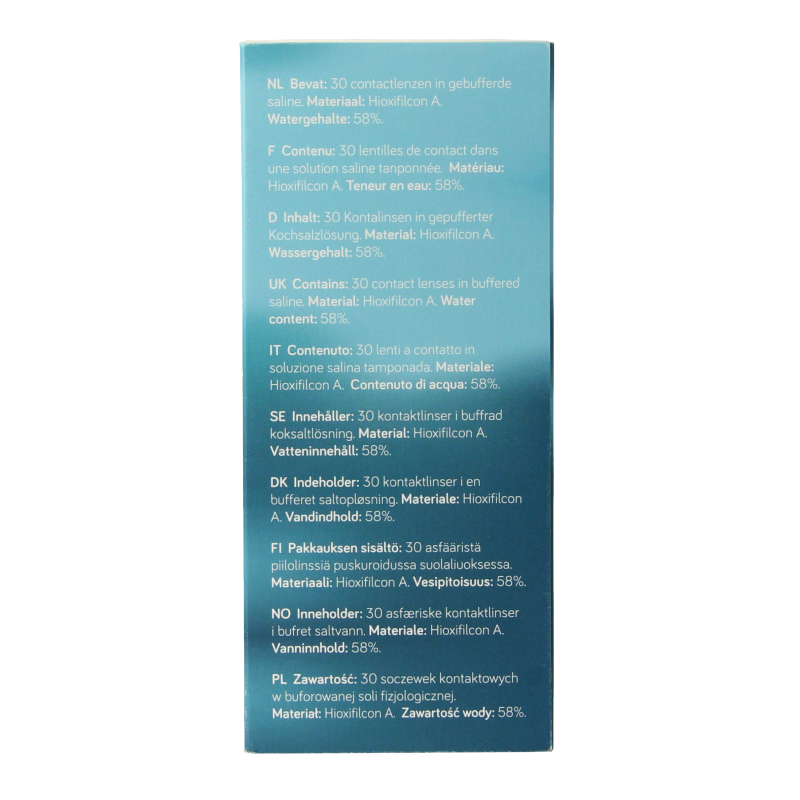 Unicare Daglenzen +2.25 30 Stuks