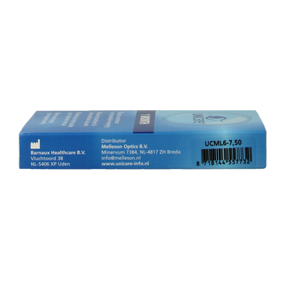 Unicare Maandlenzen -7.50 6.00 Stuks