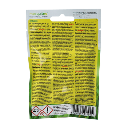 Mosquitno Citronella regular bracelet 1.00 Stuks