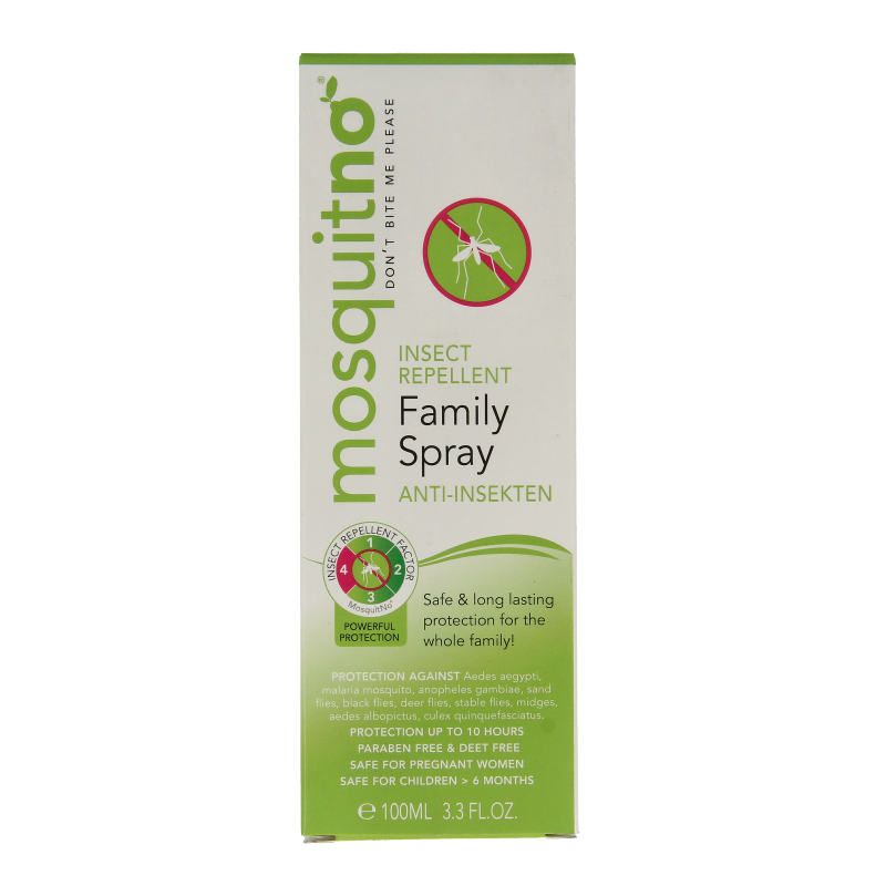 Mosquitno Insect repellent family spray 100 Milliliter