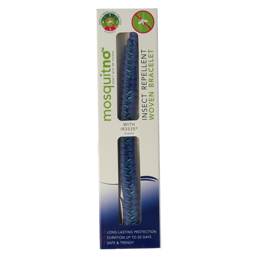 Mosquitno Insect repellent bracelet woven 1 Stuks