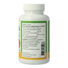 Natusor Garcinia cambogia 60% HCA vetverbrander 60.00 Capsules