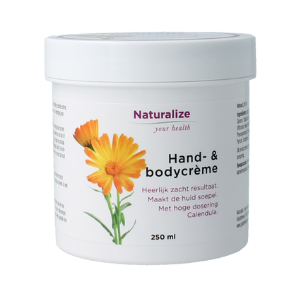 Naturalize Hand en bodycreme 250.00 Milliliter