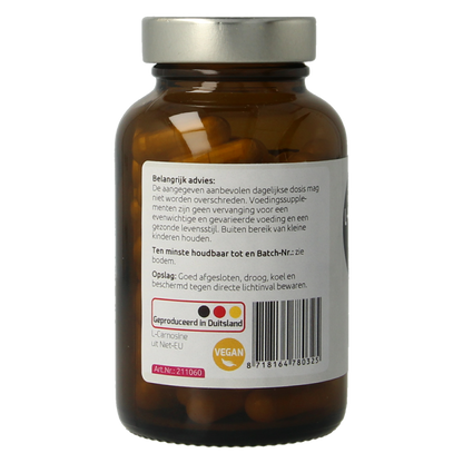 Hanoju L-Carnosine 400mg 60.00 Vegetarische capsules