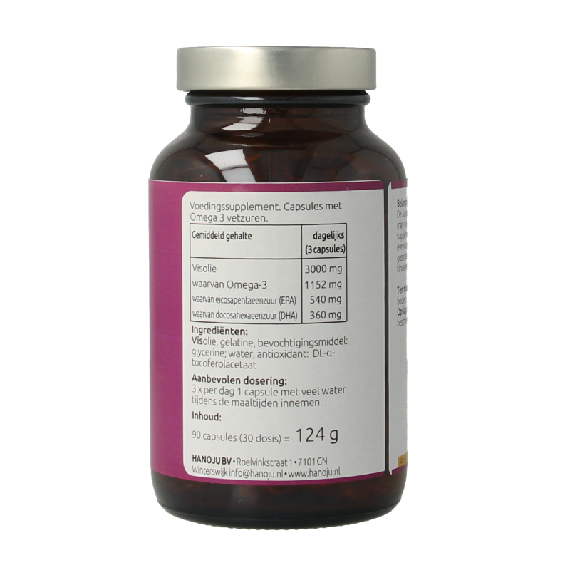 Hanoju Omega 3 visolie 90 Capsules