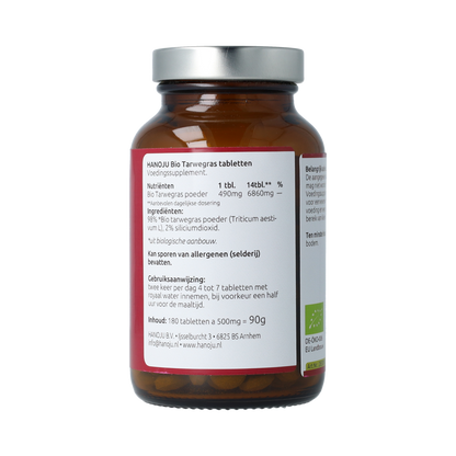 Hanoju Tarwegras pet flacon bio 180.00 Tabletten