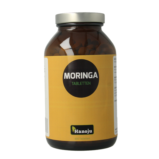 Hanoju Moringa oleifera heelblad 500mg 600 Tabletten
