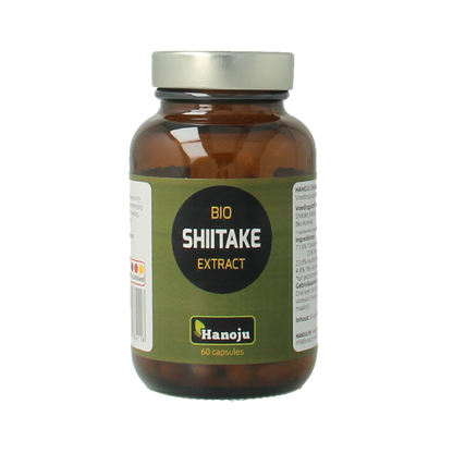 Hanoju Shiitake extract bio 60.00 Vegetarische capsules