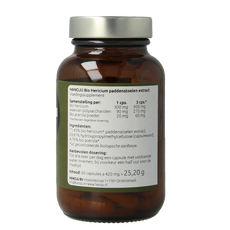 Hanoju Hericium extract bio 60.00 Vegetarische capsules