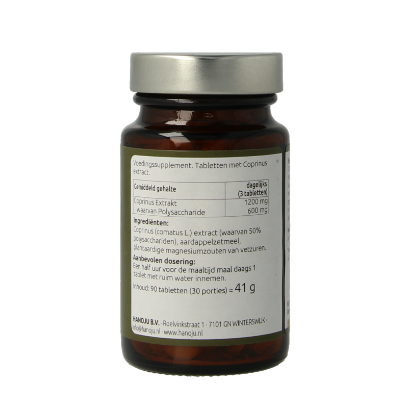 Hanoju Coprinus paddenstoel extract 90 Tabletten