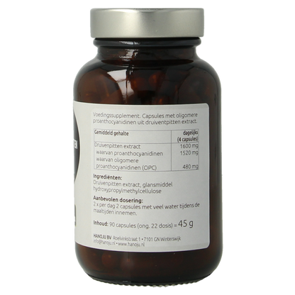 Hanoju OPC druivenpitten extract 400mg 90.00 Capsules