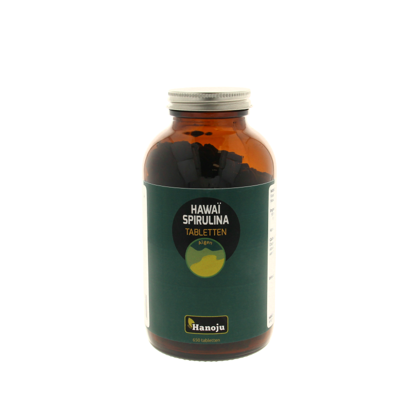 Hanoju Spirulina Hawaiiaans 500mg 650 Tabletten
