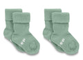 KipKep Blijf baby sokjes 6-12 mnd pale green/groen 2 Paar