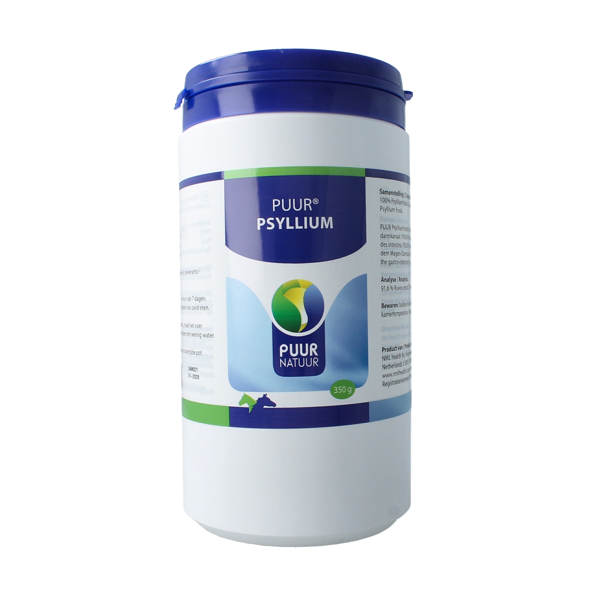 Puur Psyllium paard en pony 350.00 Gram
