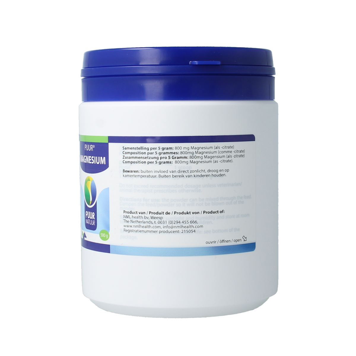 Puur Magnesium paard / pony 500.00 Gram