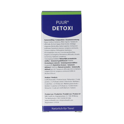 Puur Detoxi hond kat 50.00 Milliliter